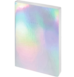 Ежедневник недатир. A5, 136л., кожзам, Greenwich Line "Galaxy. Pearl mirror", тон. блок