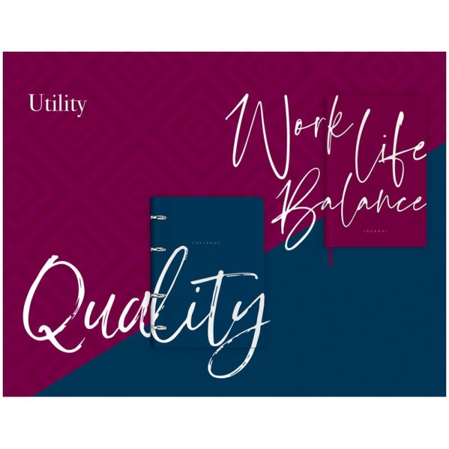 Записная книжка А5 80л. ЛАЙТ, кожзам, Greenwich Line "Utility. Burgundy", тон. блок, цв. срез