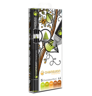 Наборы маркеров из 5 штук "Земляные тона"