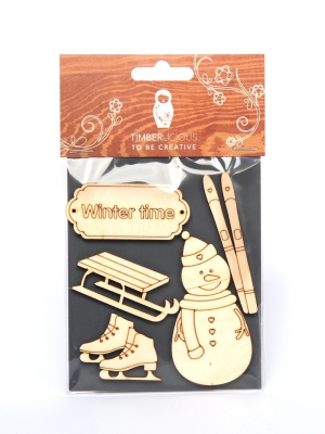 Набор заготовок для декорирования Winter20 фанера 10х14см,