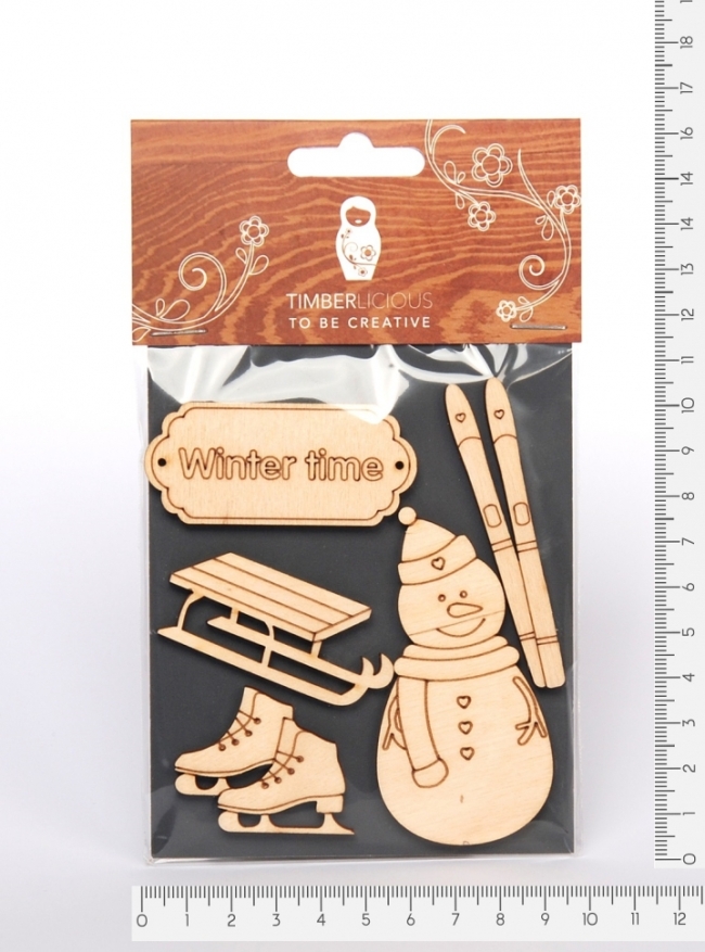 Набор заготовок для декорирования Winter20 фанера 10х14см,