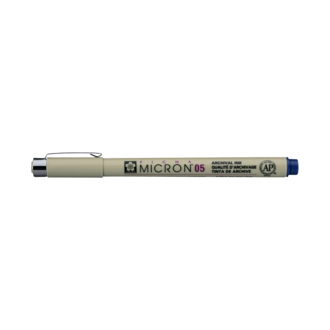 Ручка капиллярная Pigma Micron 0.45мм Королевский Синий