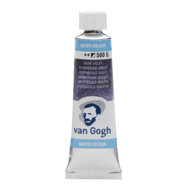 Краска акварельная Van Gogh туба 10мл №560 Сумеречно-фиолетовый