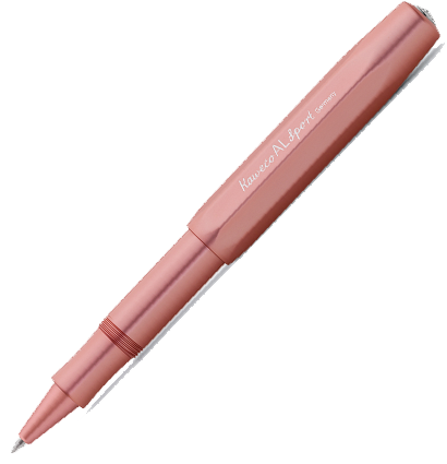 Ручка-роллер KAWECO AL Sport 0.7мм цвет корпуса розовое золото,
