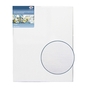 Холст на подрамнике Гамма "Студия", 40*50см, 100% хлопок, 280г/м2, мелкое зерно Холст на подрамнике Гамма "Студия", 40*50см, 100% хлопок, 280г/м2, мелкое зерно