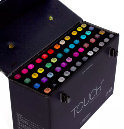 Набор маркеров для скетчинга Touch Twin 48 цветов купить в магазине маркеров ArtCraft.Space с доставкой по РФ и СНГ