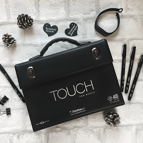 Набор маркеров для скетчинга Touch Twin 48 цветов купить в магазине маркеров ArtCraft.Space с доставкой по РФ и СНГ