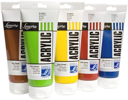 Краска акриловая LOUVRE туба 80мл №91 Голубой тропический LOUVRE туба 80мл №91 Голубой тропический,