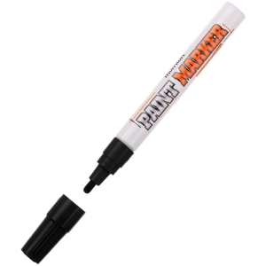 Маркер-краска MunHwa "Industrial" черный, 4мм, нитро-основа, для промышленного применения