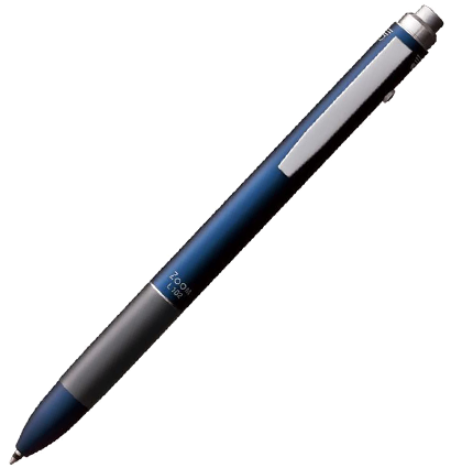 Ручка шариковая Tombow ZOOM L102 Multi 3 в 1, 2 стержня: черный, красный + мех. карандаш, темно-синий корпус