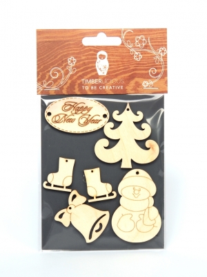 Набор заготовок для декорирования Winter3 фанера 10х14см,