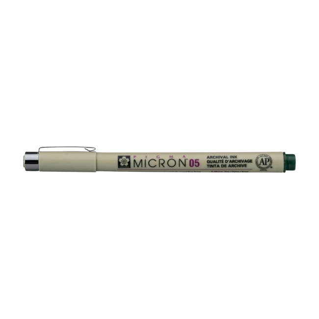 Ручка капиллярная Pigma Micron 0.45мм Хаки