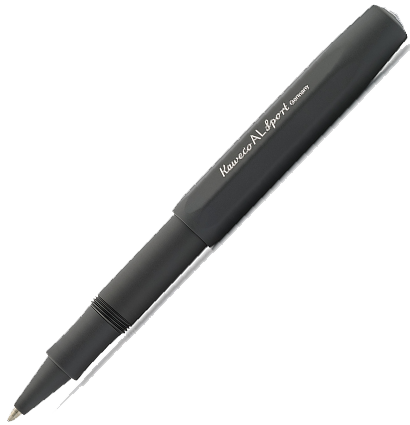 Ручка-роллер KAWECO AL Sport 0.7мм черный корпус,