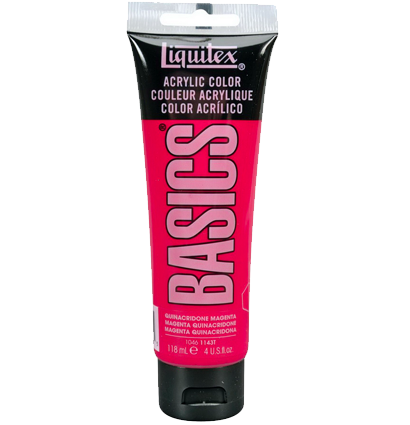 Краска акриловая Liquitex Basics №114 маджента квинакридон 118 мл купить в художественном магазине ArtCraft.Space с доставкой по всему миру