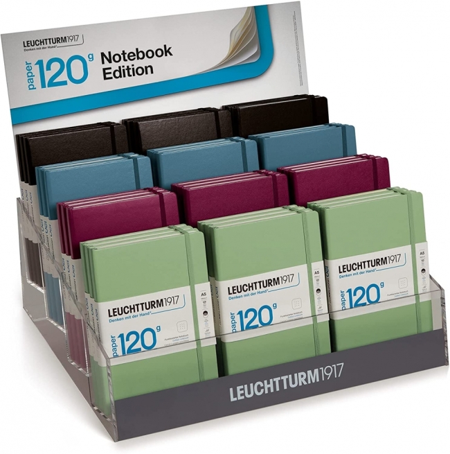 Блокнот Leuchtturm1917 Edition 120G A5 (14.5x21см.) 120г/м2 - 203 стр. нелинованный, твердая обложка, цвет: Синий Нордический Блокнот Leuchtturm1917 Edition 120G A5 (14.5x21см.) 120г/м2 - 203 стр. нелинованный, твердая обложка, цвет: Синий Нордический