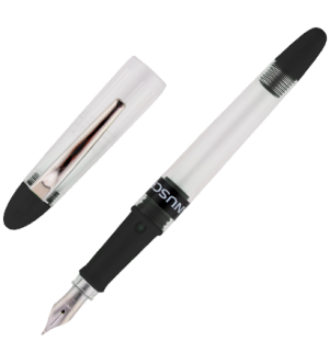 Ручка перьевая Manuscript Clarity handwriting nib Черный корпус 2 черных картриджа блистер