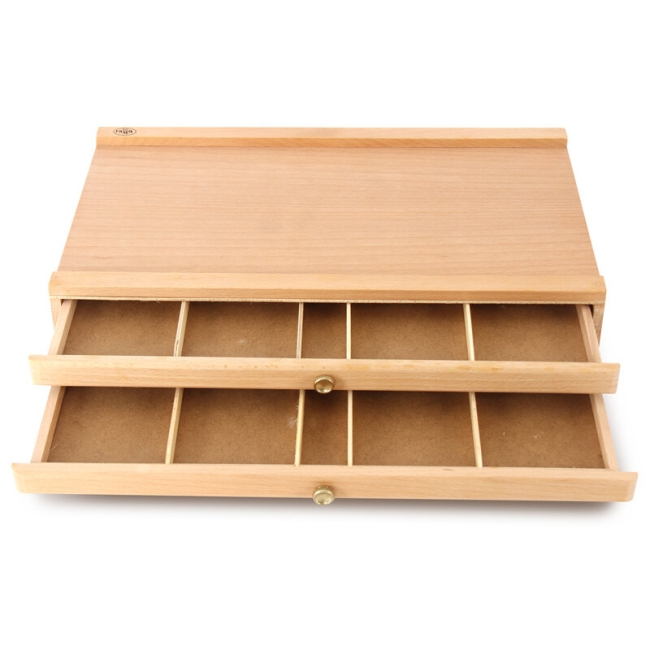 Органайзер для пастели Гамма "Студия", 2 уровня, 27*7,3*41см, бук