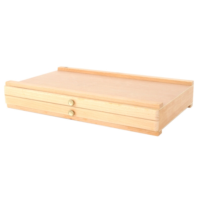 Органайзер для пастели Гамма "Студия", 2 уровня, 27*7,3*41см, бук