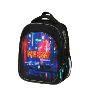Ранец Forst F-LIGHT "Neon knights" 37*28*16см, 2 отделения, 2 кармана, анатомическая спинка
