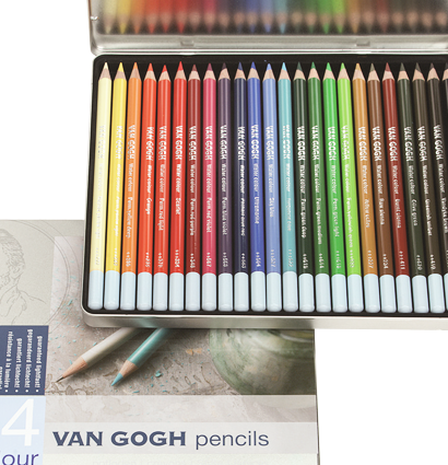 Набор акварельных карандашей Van Gogh Базовый 24цв,