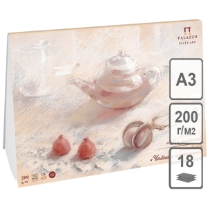 Планшет для акварели 18л. А3 Лилия Холдинг "Чайная пастораль", 200г/м2