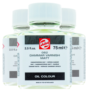 Лак даммарный для масла (082) Матовый 75мл,