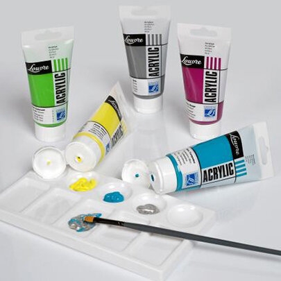 Краска Краска акриловая LOUVRE туба 80мл № зеленый японский LOUVRE туба 80мл № зеленый японский