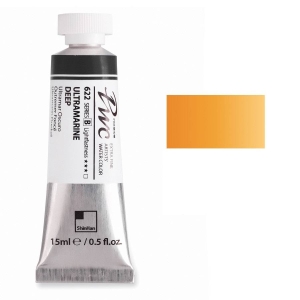 Краска акварельная SH PWC туба 15мл №538 (D) темно-желтый кадмий, Краска акварельная SH PWC туба 15мл №538 (D) темно-желтый кадмий,