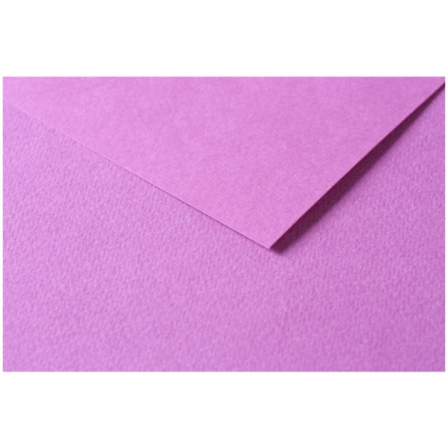 Цветная бумага универсальная Tulipe ClaireFontaine сиреневая  50х65 см / 25 листов / 160 гм купить в художественном магазине ArtCraft.Space