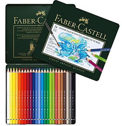 Акварельные карандаши купить Faber Castell Albrecht Durer профессиональные цветные в наборе 24 оттенка в магазине  товаров для скетчинга и рисования ArtCraft.Space - Альбрехт Дюрер