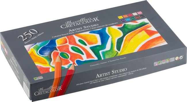 Набор цветных карандашей  "Artist Studio Line", 10 цветов по 25 шт., картонная коробка