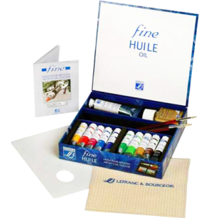 Набор масляных красок FINE 10цв*20мл, белила 1*40мл