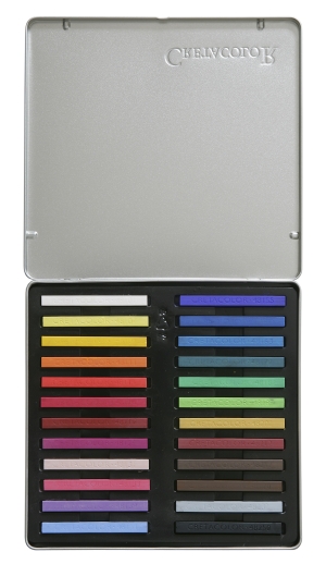 Набор необоженной сухой пастели "PASTEL CARRE", 24 цвета в металлической коробке с картоновой обложкой, размер пастели 7х7 мм, длина пастели 72 мм Набор необоженной сухой пастели "PASTEL CARRE", 24 цвета в металлической коробке с картоновой обложкой, размер пастели 7х7 мм, длина пастели 72 мм