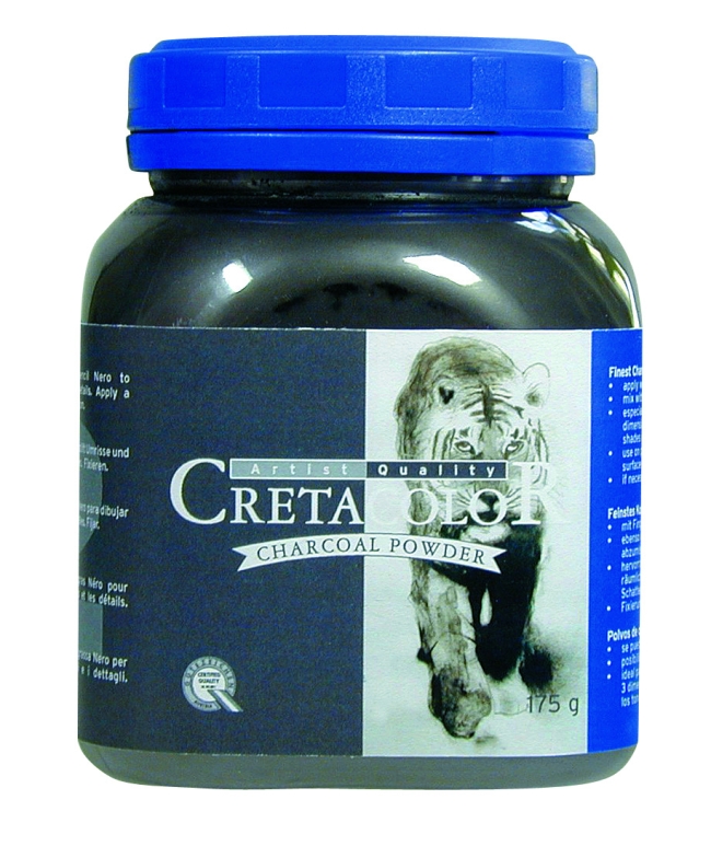 Угольная пудра, полностью водорастворимая, 175 г в прозрачной пластмассовой банке