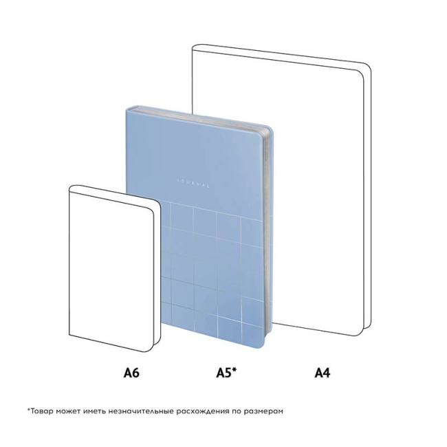 Ежедневник недатир. A5, 136л., кожзам, Greenwich Line "Mountain sea. Quadro", тон.бл., серебр. срез