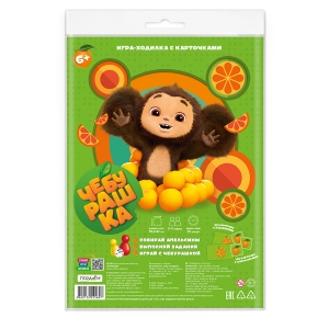 Игра-ходилка настольная ГЕОДОМ "Чебурашка", с карточками