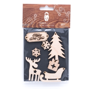 Набор заготовок для декорирования Winter5 фанера 10х14см,