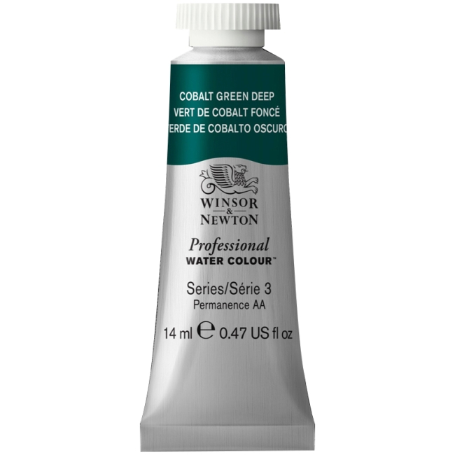 Акварель художественная Winsor&Newton "Professional", 14мл, туба, кобальт зеленый насыщенный