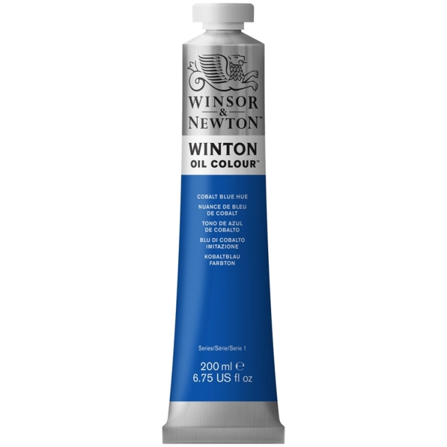 Краска масляная художественная Winsor&Newton "Winton", 200мл, туба, кобальт светло-голубой