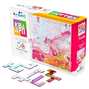 Пазл  56 эл. Origami "Квадро. Аниме"