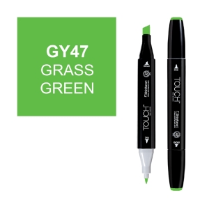 Маркер двухсторонний спиртовой TOUCH TWIN GY47 Зеленый травяной Маркер двухсторонний спиртовой TOUCH TWIN GY47 Зеленый травяной