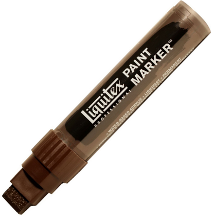 Маркер акриловый Liquitex Paint Marker широкий 15 мм 128 умбра жженая купить в магазине маркеров ArtCraft.Space