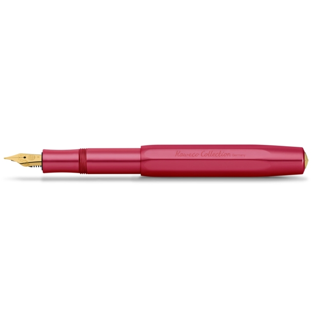 Ручка перьевая Collection Ruby алюминиевый корпус Рубиновый F 0,7мм в подарочном футляре