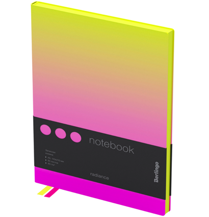 Записная книжка Radiance розово-жёлтая неоновая А5 / 80 листов / 80 гм купить в магазине ArtCraft.Space с доставкой по всему миру Записная книжка Radiance розово-жёлтая неоновая А5 / 80 листов / 80 гм купить в магазине ArtCraft.Space с доставкой по всему миру