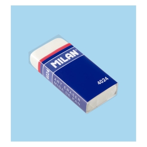 Ластик MILAN 4024 прямоугольный 50*23*9 мм из синтетического каучука 4024 для стирания графита