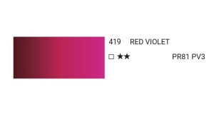 Краска акварельная SH WATER COLOR PRO туба 12мл №419 красно-фиолетовый 6шт/упак, Краска акварельная SH WATER COLOR PRO туба 12мл №419 красно-фиолетовый 6шт/упак,