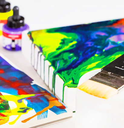 Набор акриловых чернил Amsterdam Acrylic Ink Lettering Set 6 цветов для леттеринга купить в художественном магазине ArtCraft.Space с доставкой по РФ и СНГ