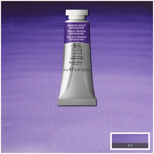 Акварель художественная, 14 мл, Винзор фиолетовый (диоксазин)