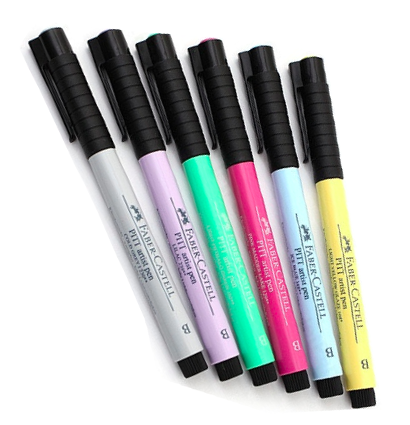 Набор брашпенов "Пастельные цвета" Faber-Castell Pitt Artist Pen Brush 6 цветов купить в художественном магазине ArtCraft.Space с доставкой по РФ и СНГ Набор брашпенов "Пастельные цвета" Faber-Castell Pitt Artist Pen Brush 6 цветов купить в художественном магазине ArtCraft.Space с доставкой по РФ и СНГ