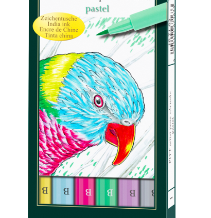 Набор брашпенов "Пастельные цвета" Faber-Castell Pitt Artist Pen Brush 6 цветов купить в художественном магазине ArtCraft.Space с доставкой по РФ и СНГ Набор брашпенов "Пастельные цвета" Faber-Castell Pitt Artist Pen Brush 6 цветов купить в художественном магазине ArtCraft.Space с доставкой по РФ и СНГ